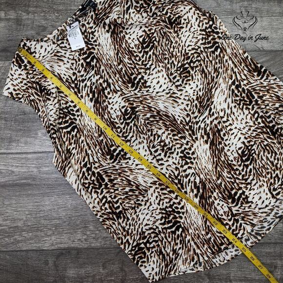 Express Animal Print Sleeveless Top Size S - Picture 4 of 5